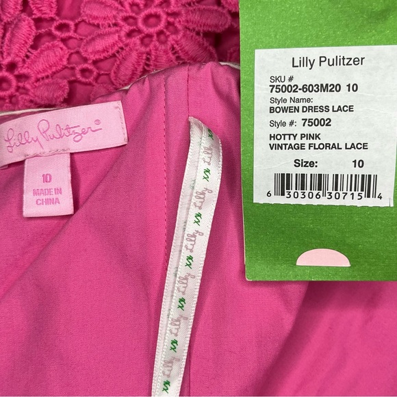 Lilly Pulitzer 100% Colton Pink Strapless Sheath Dress - Picture 5 of 9